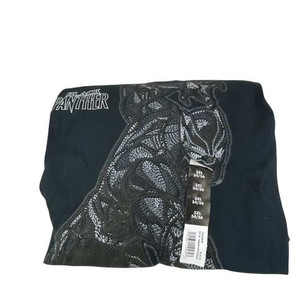 Marvel Avengers Men's Black Panther Tee Shirt 3XL Cotton Embroidered Gothic Logo - Picture 7 of 7